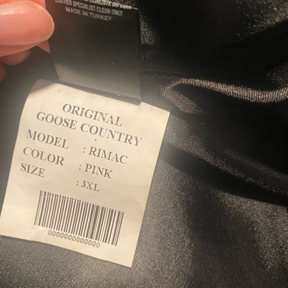 Size 3X Goose Country runs small fits like a Med or Large worn once - Picture 5 of 6